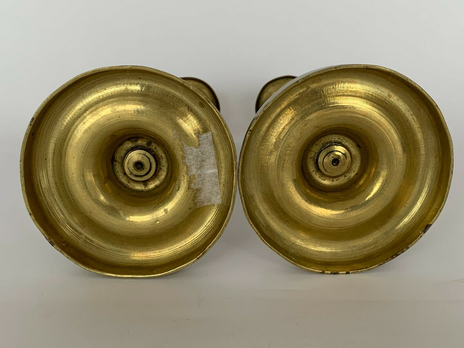 PAIR OF CANDLE HOLDERS PERIOD RESTORATION 19TH BRONZE GILDED CISELE GUILLAUCHE