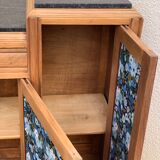 Parisian art deco buffet walnut brut massive 1920