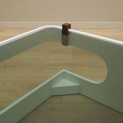 Glass coffee table, Italian design, 1970s, manufactured in Italy