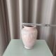 Vintage Pink Iridescent Ceramic Vase | Pearlescent Lustre Glaze | Postmoder