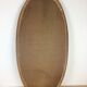 Oval mirror strapping wood 93 x 46 cm