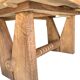 Dining Table with Extensions, 1940s In Solid Oak