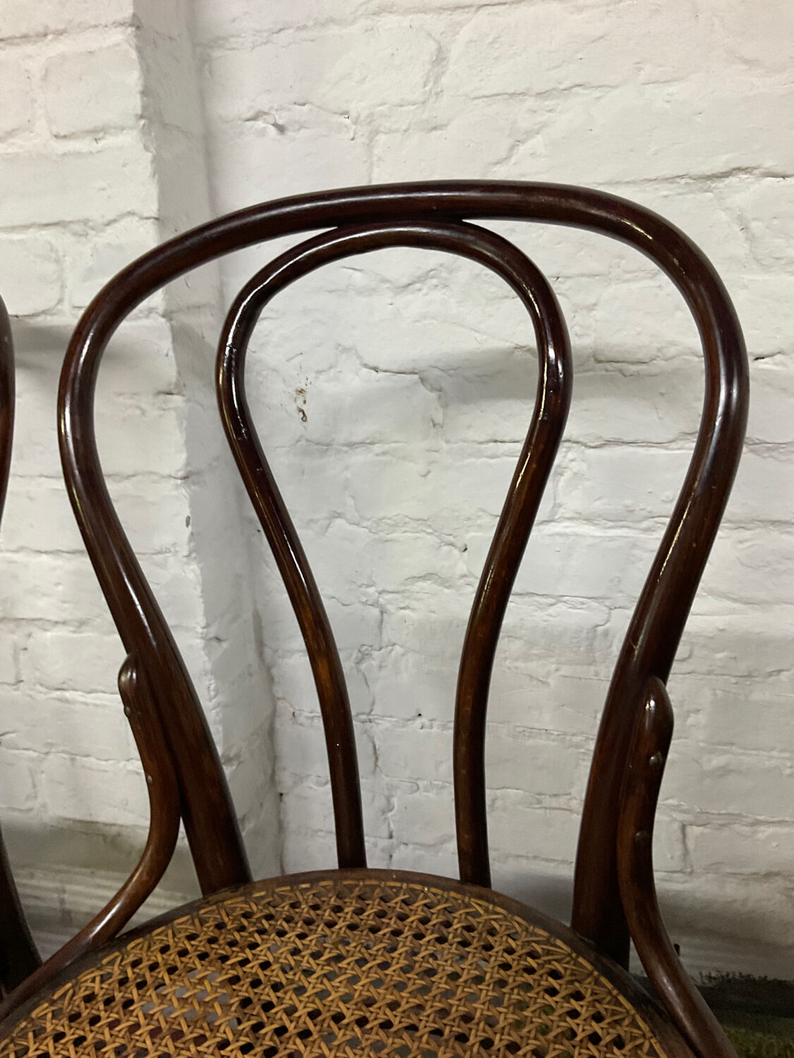 Pair of bistro chairs J&J Kohn early twentieth century