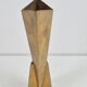 Art Deco Cubist Brass Vase from WMF, 1930s