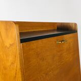 Vintage secretary with compass foot, France 1950's
