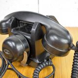 Old black Bakelite phone