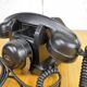 Old black Bakelite phone