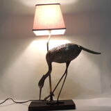 Lampe de table model Ibis laiton vintage 1970