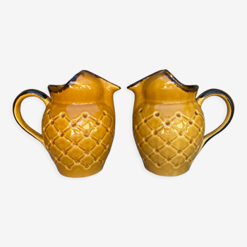 Pair of vintage pitchers