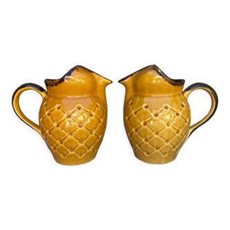 Pair of vintage pitchers