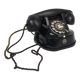 Old rotary dial telephone black metal bakelite rtt 1965