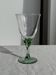 Lot de 4 verres à pied vert vintage H16