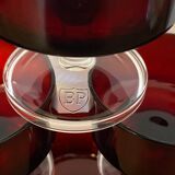 Set of 6 champagne glasses Sweden Ruby