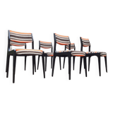 6 vintage Scandinavian chairs year 70