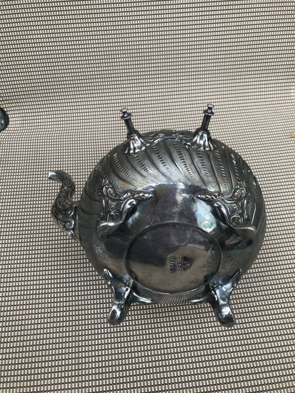 Vintage hallmarked silver teapot coffee pot
