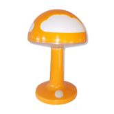 Lampe champignon, nuage orange Skojig, design Henrik Preutz pour Ikea, 1990