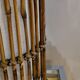 Wicker lamp rattan bamboo in the taste of louis sognot 1950 a 70