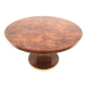 Elegant vintage Art Deco extendable round dining table