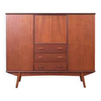 Mid-Century Danish Teak Highboard, 1960s.