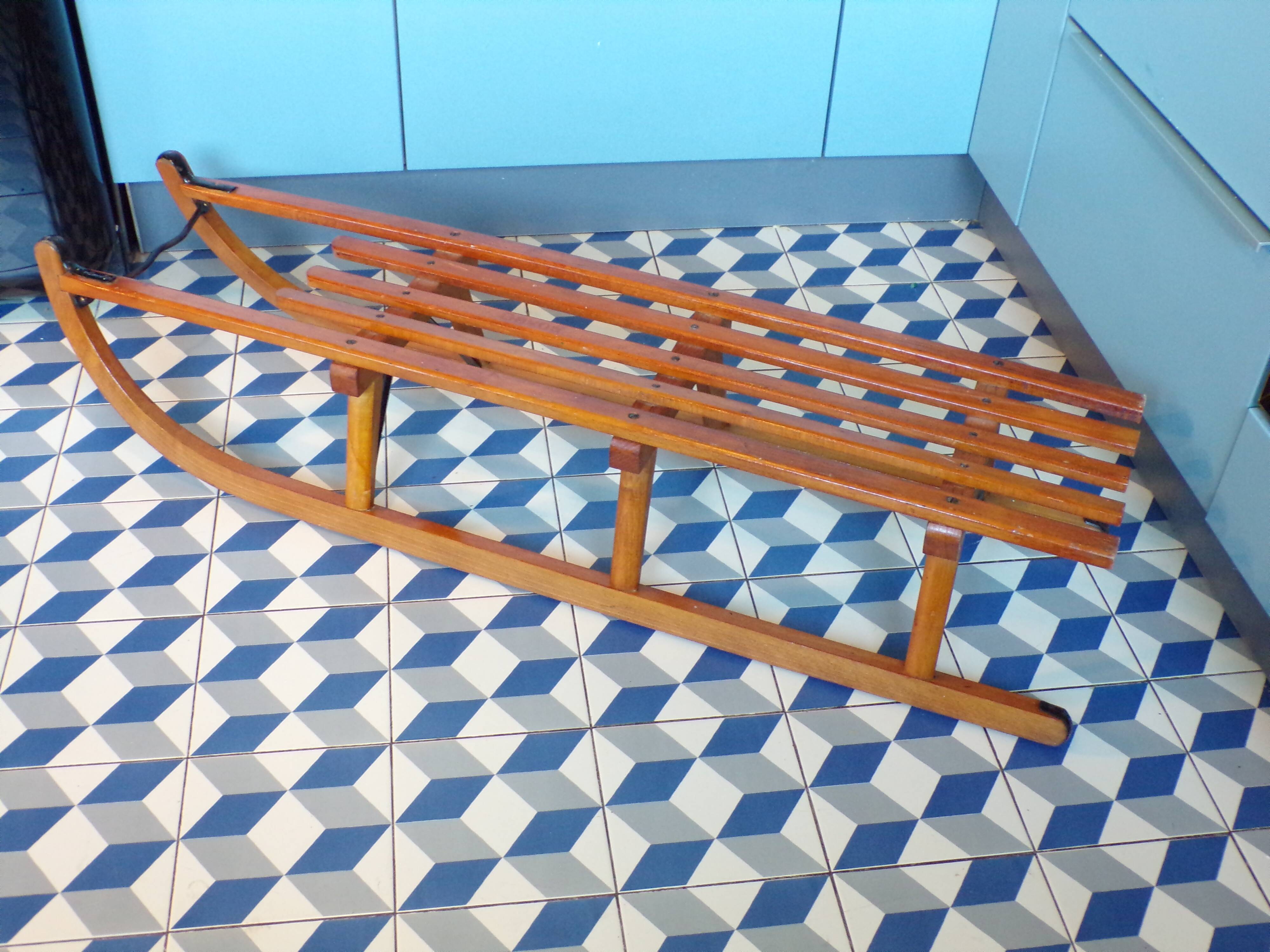 Davos wooden sled L=122cm