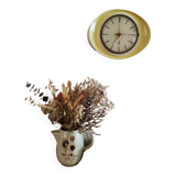 Vintage ceramic clock jaz