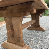 Solid wood monastery table