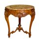 Louis XV Style Walnut Pedestal Table