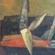 Cubist painting still life oil on canvas Thérèse Martin