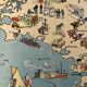 Old poster illustrated map of Brittany 1939 - JP Pinchon