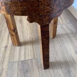 Round coffee table/thuja magnifying glass service