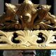 Renaissance style mirror in gilded wood
