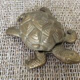 Golden metal turtle