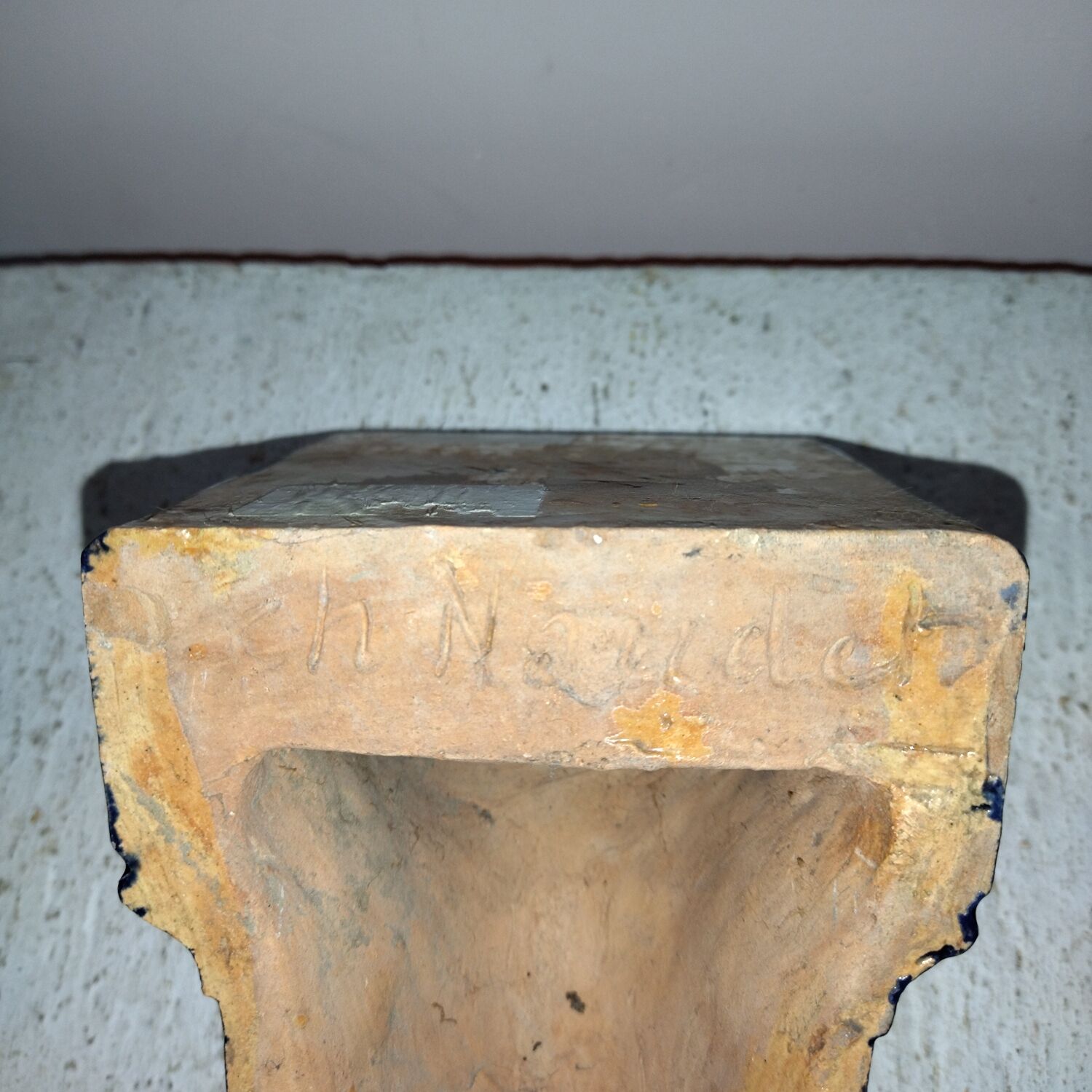 Console wall terracotta XVIIIth Naudet