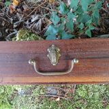 Wooden box with handle