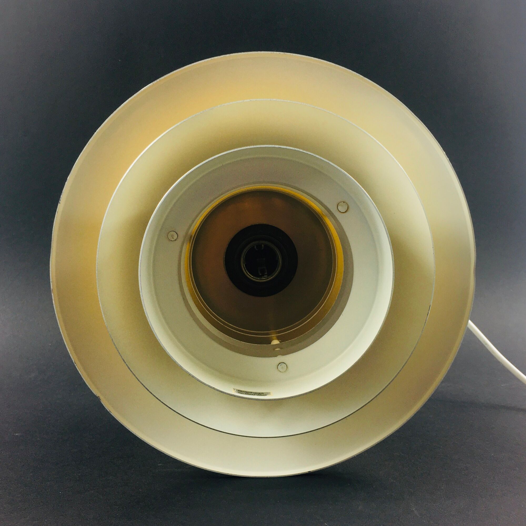 Mid-Century Labelled Trava Ceiling or Pendant Lamp by Carl Thore for Granhaga, Sweden, 1970s
