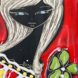 San Marino catchall tray signed Rita