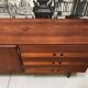 Mid-Century Modern Teak sideboard with brass handles, Germany 1960s