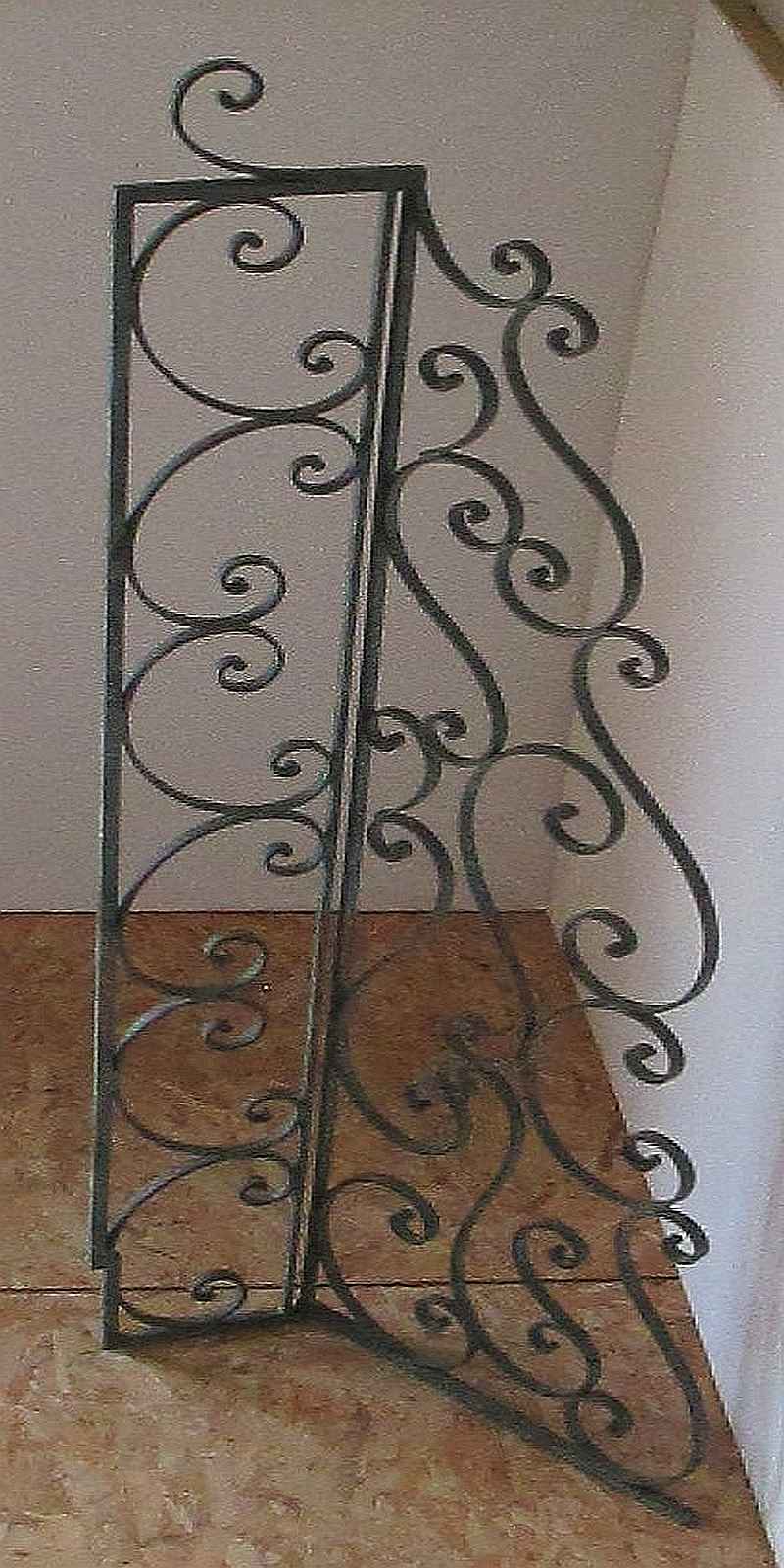 Grille en fer forgé 1930 diviseur de pièce