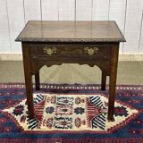 19th century English oak side table