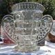 Art Deco bee-shaped vase in thick crystal