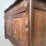 Meuble auvergnat brutaliste art populaire 1890