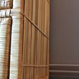 Extra cabinet 3 wicker rattan drawers