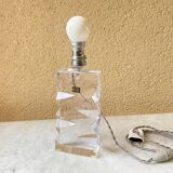 Vintage Sèvres crystal lamp base, Bauhaus/Art Deco design