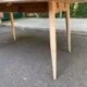 Renovated Scandinavian extendable dining table in teak and veneer from 1980.