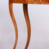 Restored Small Biedermeier Side Table, Walnut, Spruce, Maple, Austria, 1820s