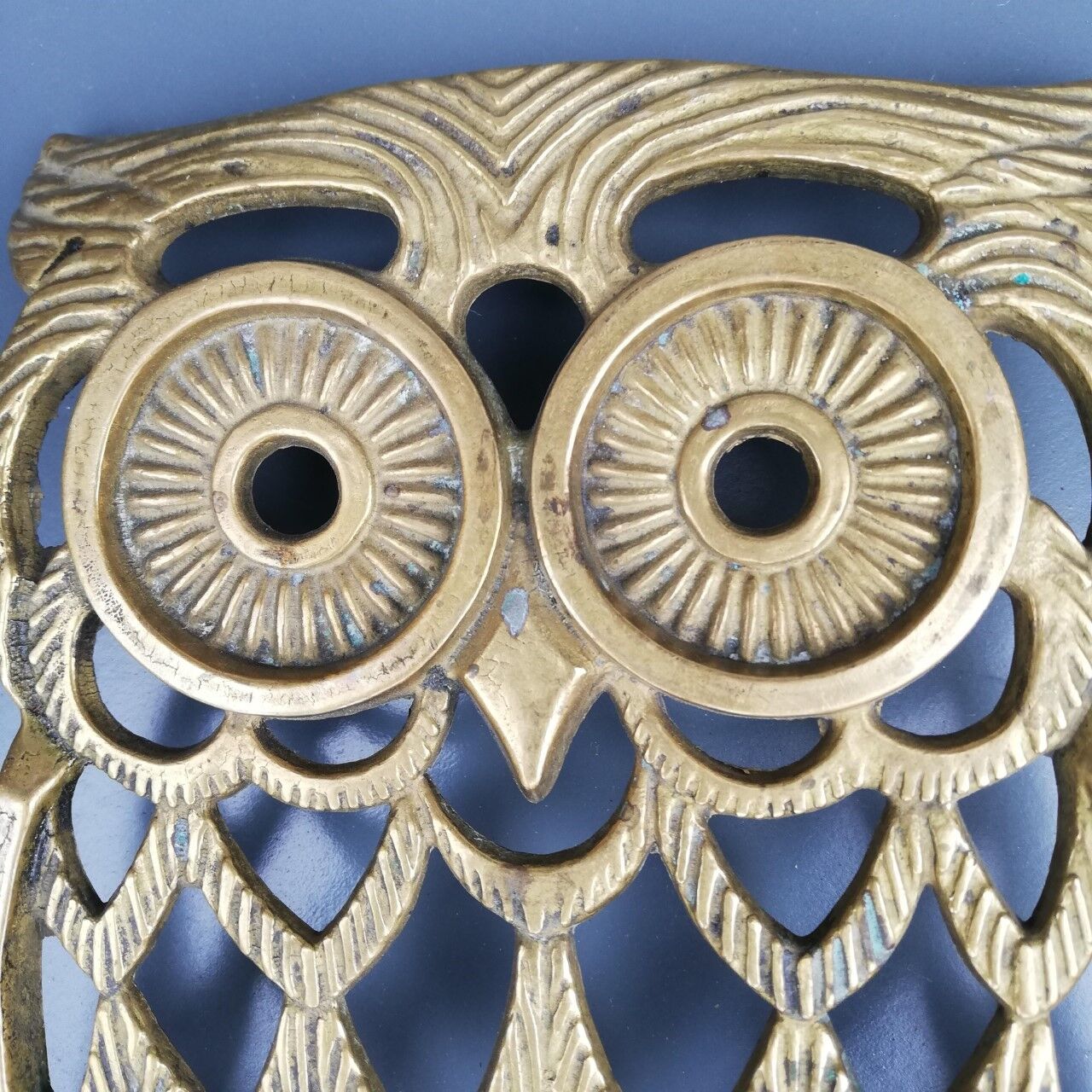 Dessous de plat vintage laiton années 60
