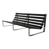 Banc à lattes vintage par Kho Liang Ie pour Artifort