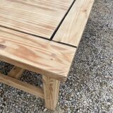 Stripped farm table