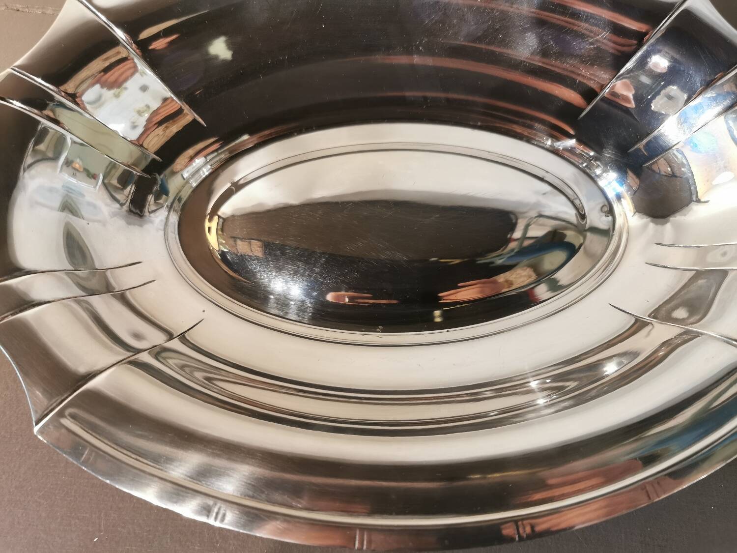 Art Deco silver metal cup