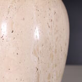 Table lamp in travertine